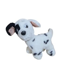 Vintage Mattel 1991 Disney Dalmatian Stuffed Toy plush white black